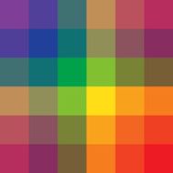 Rainbow colored squares