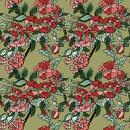 Beautiful floral seamless pattern N23