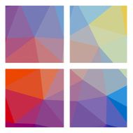 Low polygon Triangle Pattern Background N526
