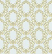 Damask seamless pattern background Vector illustration