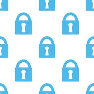 Lock seamless pattern
