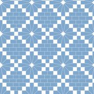 White knitting pattern