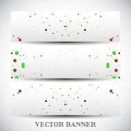 Set of abstract vector banners N13