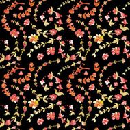 Watercolor paisley seamless pattern N9