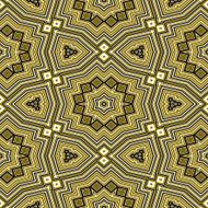 Seamless yellow geometric pattern