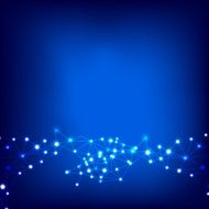 Abstract technology background line and glow dot element vector N5