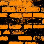 Red Brick wall of the house with lines