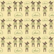 seamless pattern with mice N5