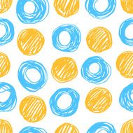 geometric hand-drawn seamless pattern
