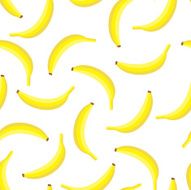 Seamless background texture with yellow bananas