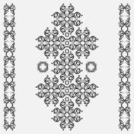 Decorative design elements Vignette Doodle N3