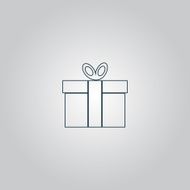 Gift box Vector icon