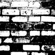 Brick wall of the house with lines a laying