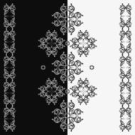 Decorative design elements Vignette Natural ornament