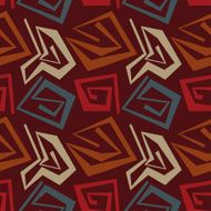 Abstract seamless pattern in tribal style