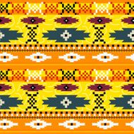 Seamless texture with Mexican pattern