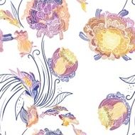Japanese Style Floral Pattern N2
