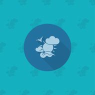 Summer and Beach Simple Flat Icon