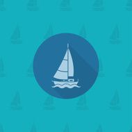 Summer and Beach Simple Flat Icon N2