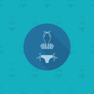 Summer and Beach Simple Flat Icon N13