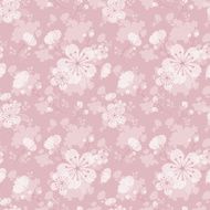 Flower Seamless Pattern Background