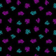 Crystals Line Pattern