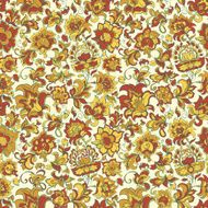 ethnic flowers seamless vector pattern N21