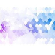 Vector abstract 3d hexagonal N12