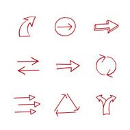 Hand-drawing arrows