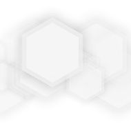 Vector abstract 3d hexagonal N15