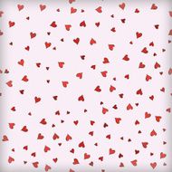 Seamless pattern with hearts Red hearts on a light background N2