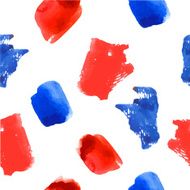 Hand painted seamless pattern on a white background N4