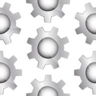 Seamless background with gears N2