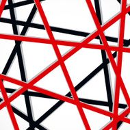 Colorful background with overlapping lines Vector illustration Eps10 N6