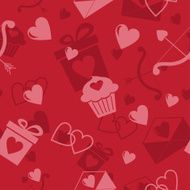 Seamless pattern with hearts N76