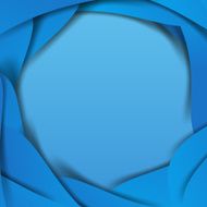 Abstract vector blue background overlap layer and shadow - vecto