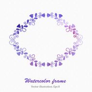 watercolor frame N4