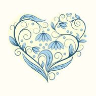 Heart-shaped ornament