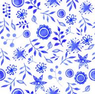 Vector Illustration with original blue background N5