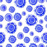 Vector Illustration with original blue background N7