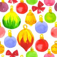 Vector Illustration with original watercolor background N12
