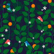lovely leaf seamless pattern N4