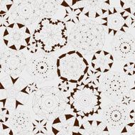 elegant geometric floral seamless pattern N2