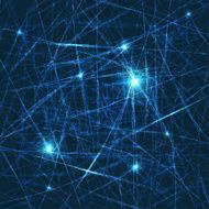 Vector abstract bright background Concept of neurons and nervou