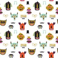 Trick or treat seamless pattern N2