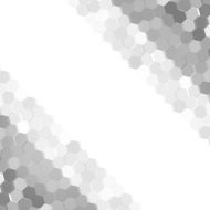 Vector abstract 3d hexagonal N22