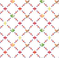 Vector seamless geometric pattern on white background