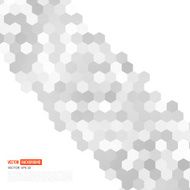 Vector abstract 3d hexagonal N26
