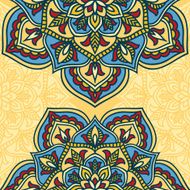 Circle flower mandala