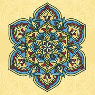 Circle flower mandala N2